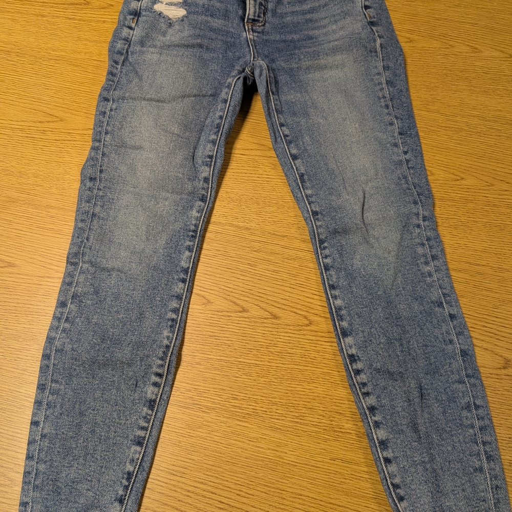 LOFT Women's Faded Blue Skinny Jeans
